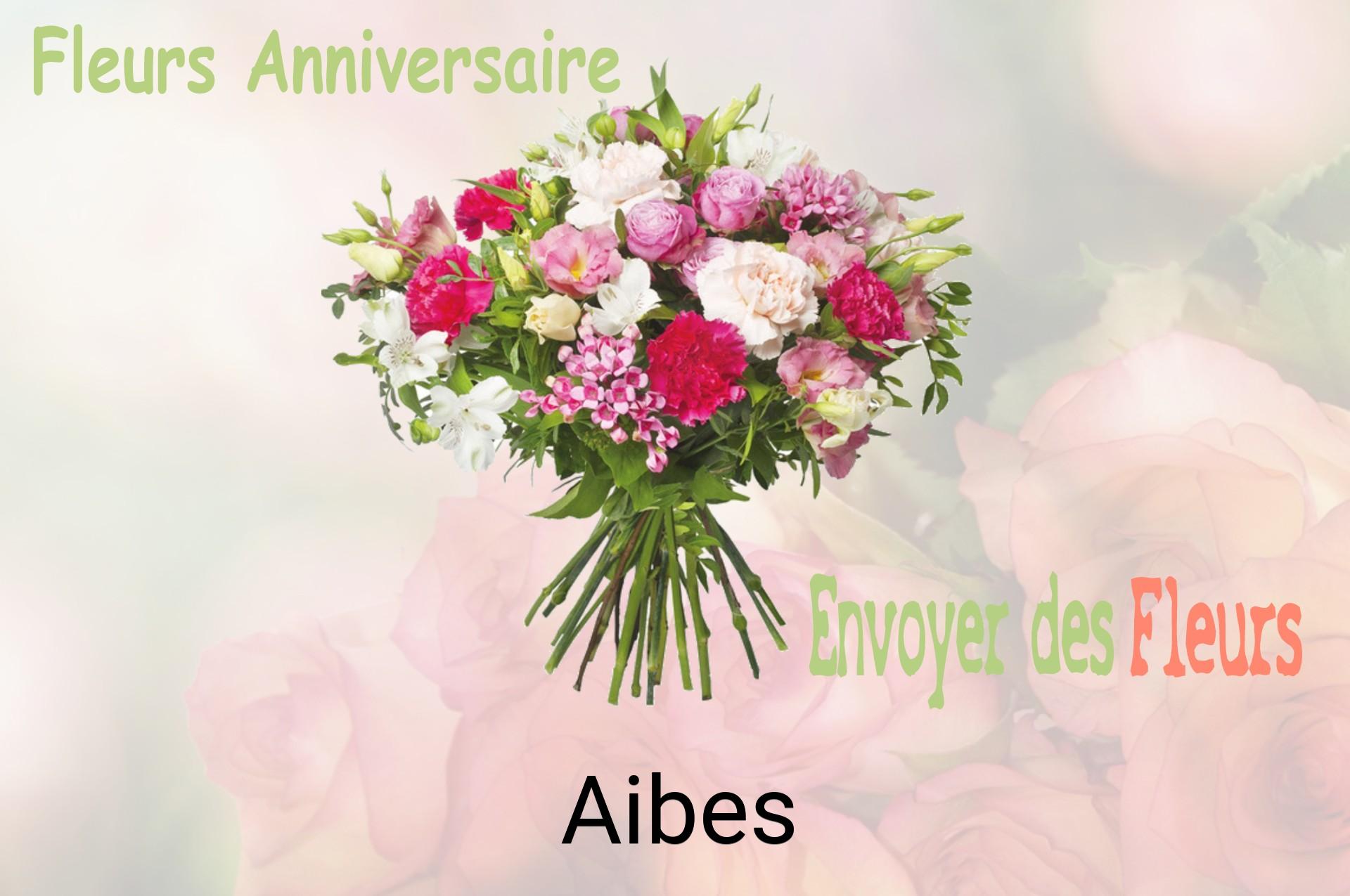 Bouquet de fleurs d’anniversaire livré à Aibes